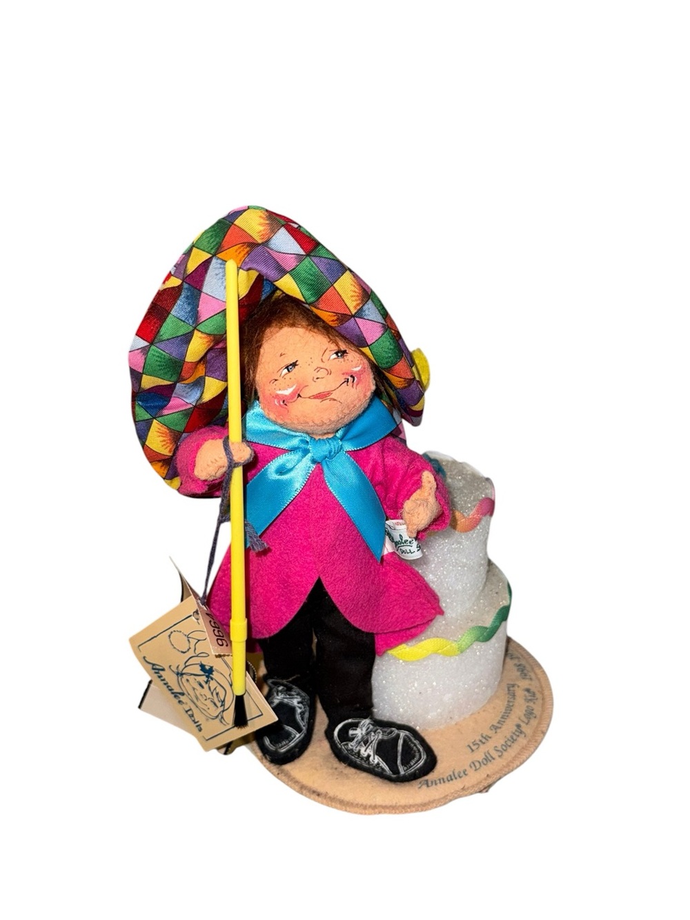 Vintage Annalee Doll Society Logo Kid